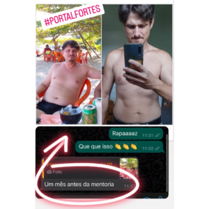 ANTES E DEPOIS 2 MESES